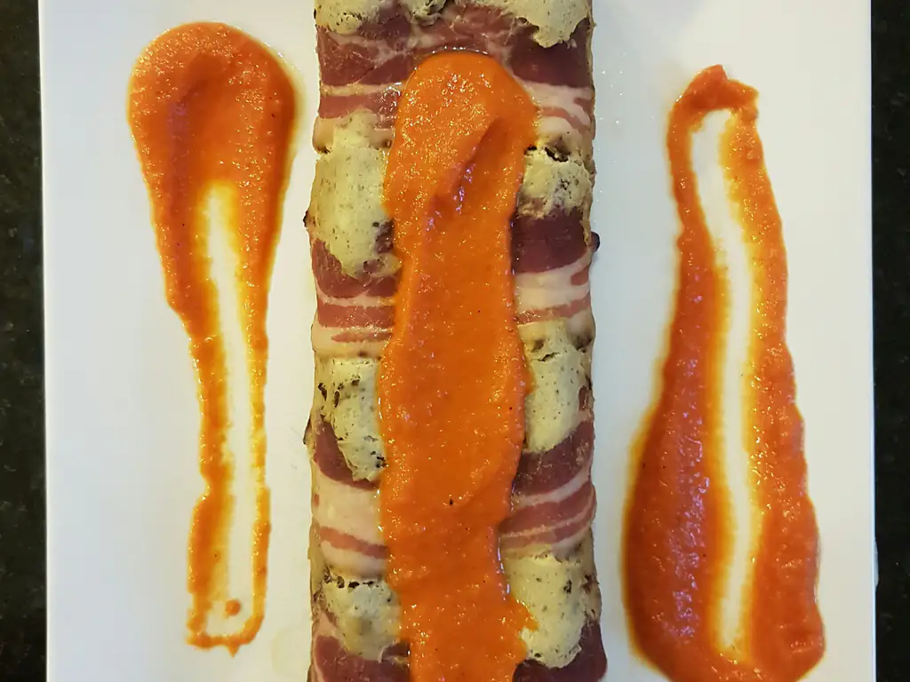 pain d'aubergine au coulis de tomates