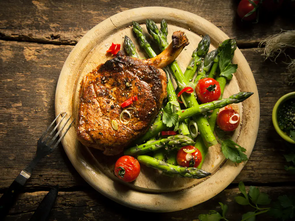 collet d'agneau aux légumes de printemps