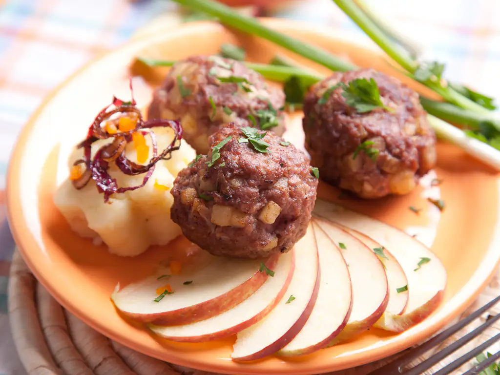 boulettes de veau aux pommes