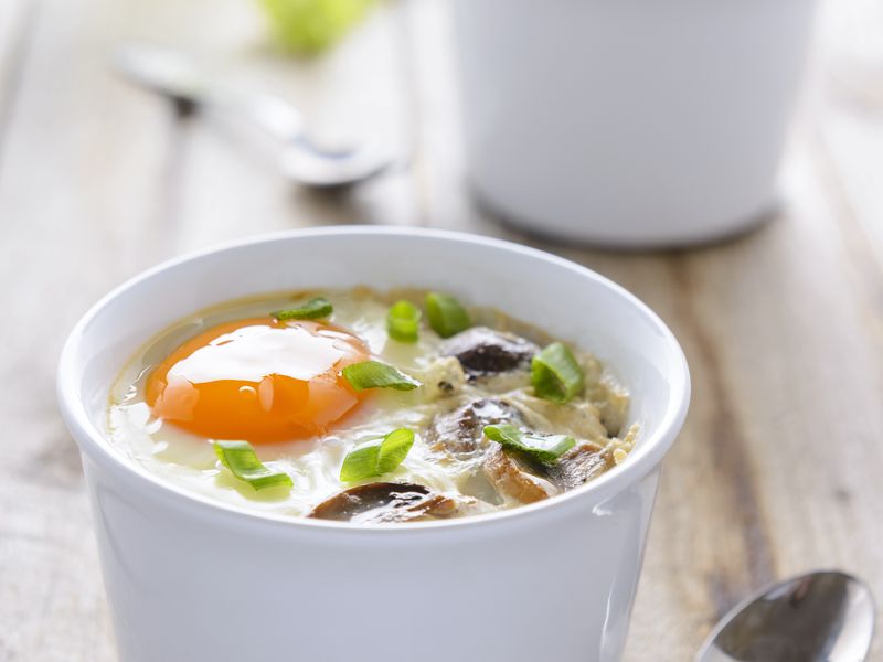 Oeufs Cocotte Au Micro Ondes Super Rapide Recette De