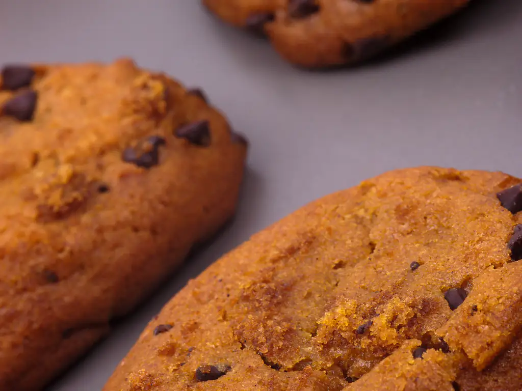 biscuits au potiron et chocolat