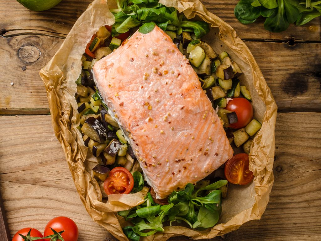 Papillote De Saumon A La Poele Recette De Papillote De Saumon A