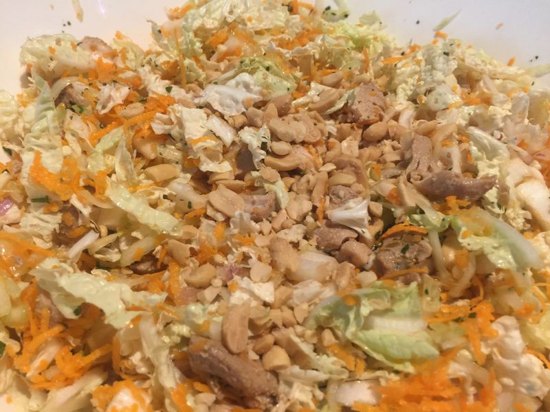 Salade Chinoise Au Poulet A La Citronnelle Recette De Salade