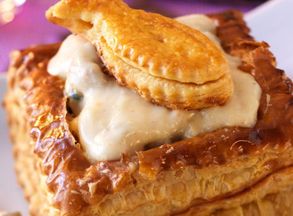 bouchées à la reine au poisson : Recette de bouchées à la reine au