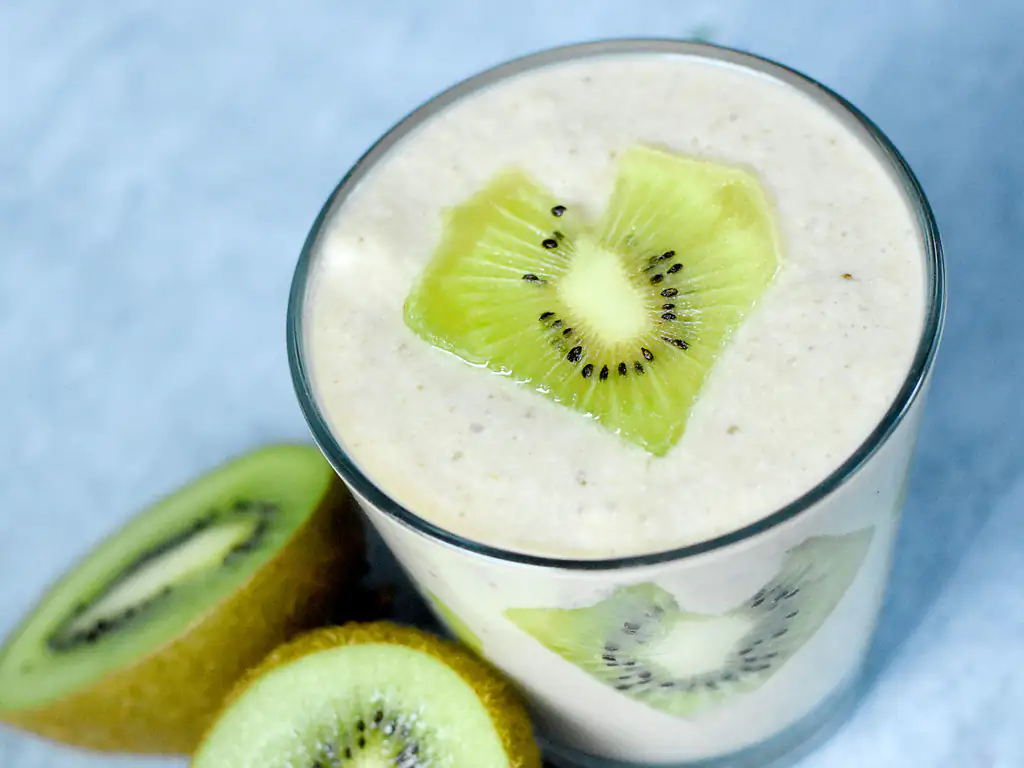 mousse banane et kiwi