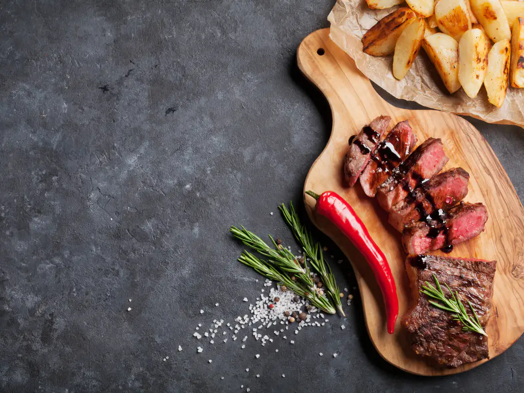 steaks d'autruche aux pommes