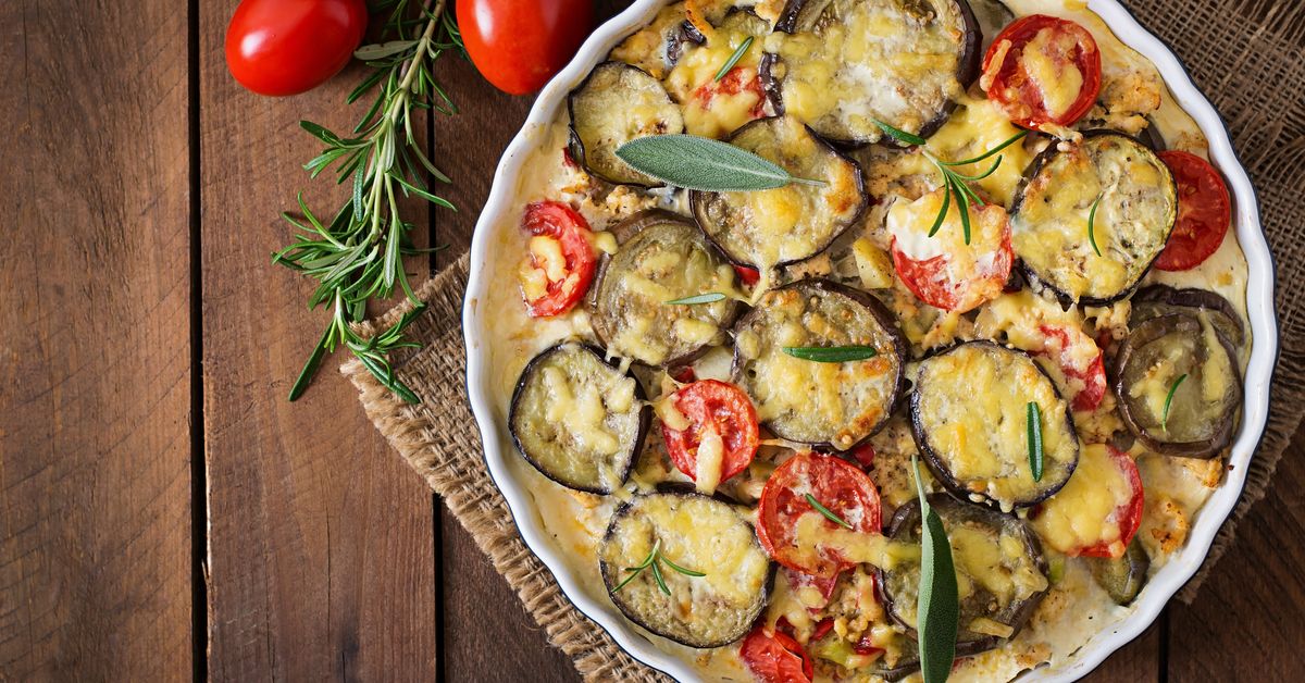 Gratin méridional, sauce basilic recette de Gratin méridional, sauce