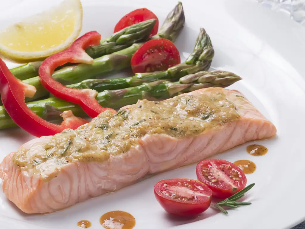 darnes de saumon à la moutarde