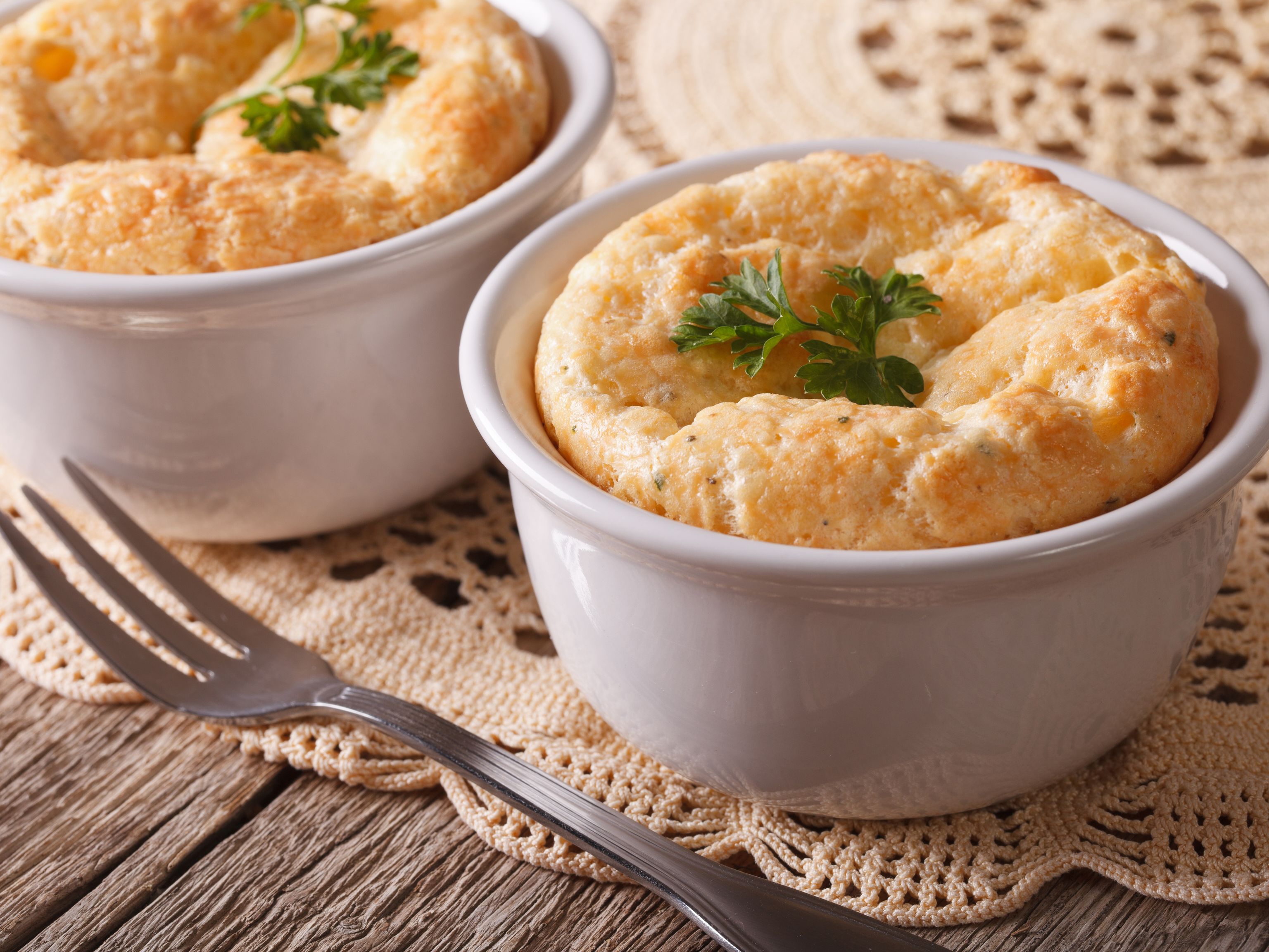 Petits soufflés au roquefort