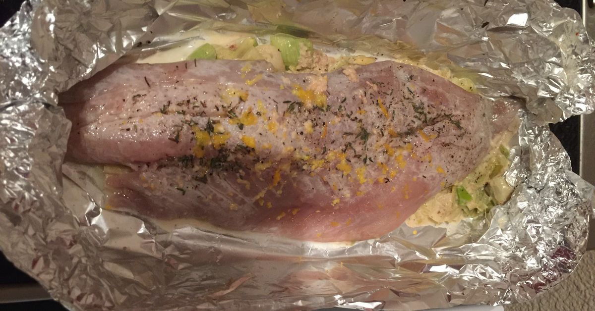 Filet de lieu noir en papillote de poireaux aux agrumes : recette de