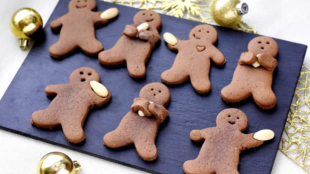 Gingerbread Christmas Cookies (biscuits en pain d'épices de Noël