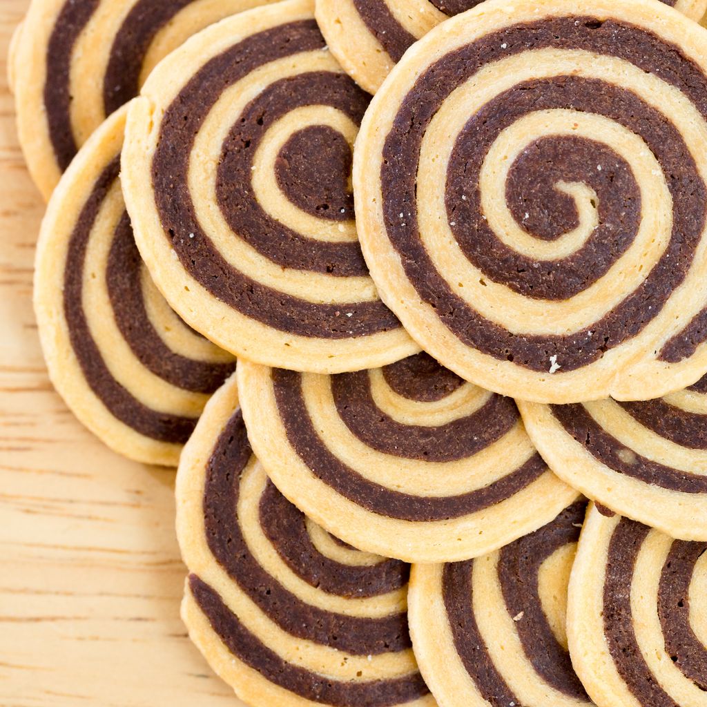 Biscuits escargots vanille chocolat : Recette de Biscuits escargots vanille  chocolat
