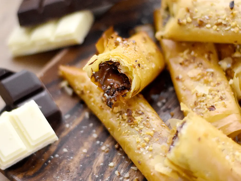 sticks croustillants au chocolat fondant