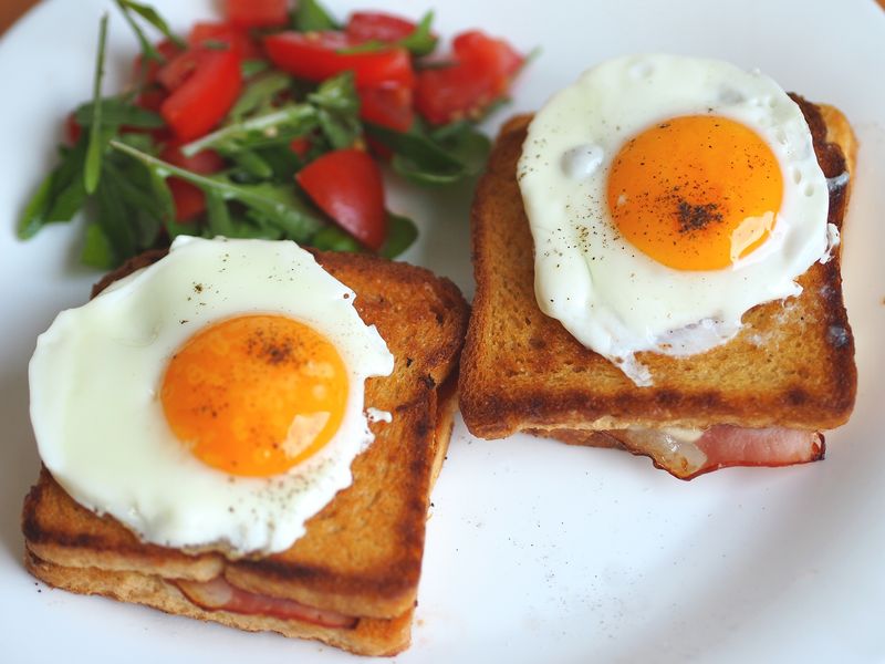 Croque Monsieur Au Jaune D Oeuf Recette De Croque Monsieur Au