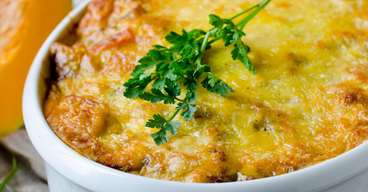 Gratin De Potiron Au Boeuf Et Parmesan : Recette De Gratin De Potiron ...