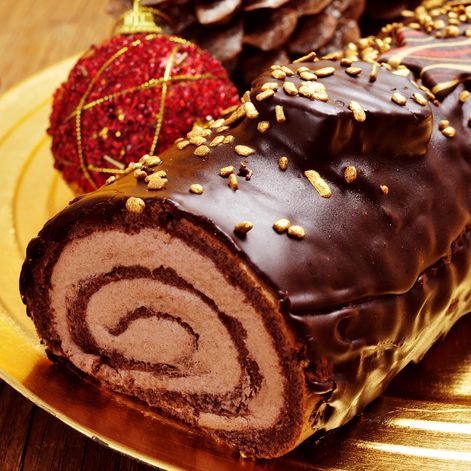 Bûche au chocolat : Recette de Bûche au chocolat - Marmiton