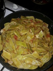 Haricots plats (coco) à l'huile d'olive (recette libanaise) : Recette