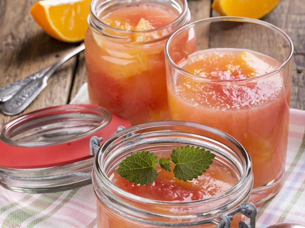 confiture de pamplemousse à l'agar-agar