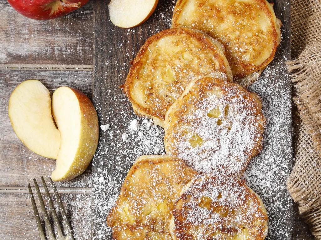 beignets de pommes au rhum