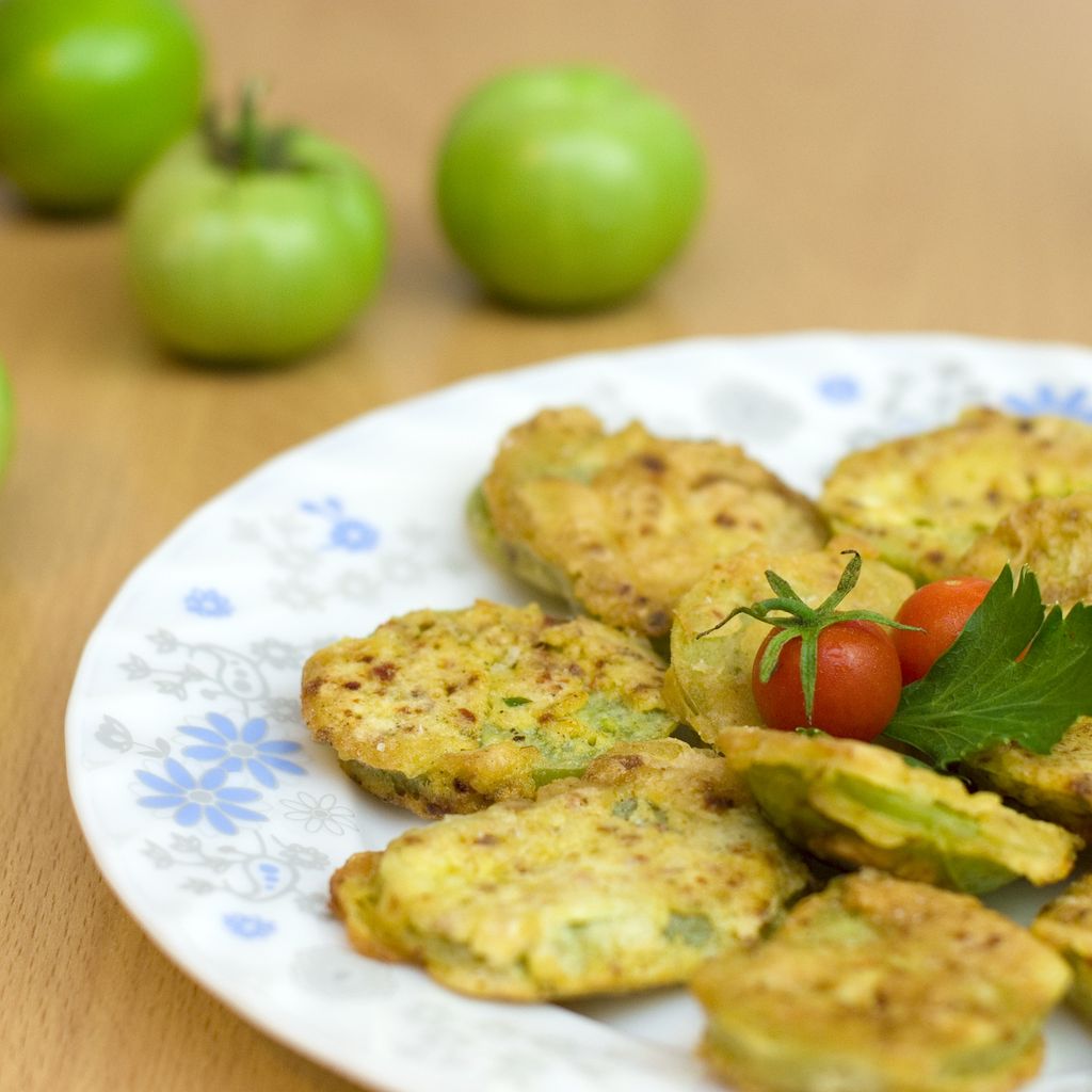 Beignets De Tomates Vertes Recette De Beignets De Tomates Vertes