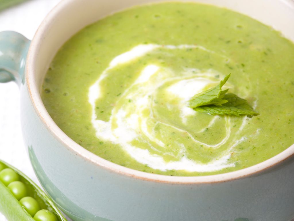 velouté de petit pois easy soup