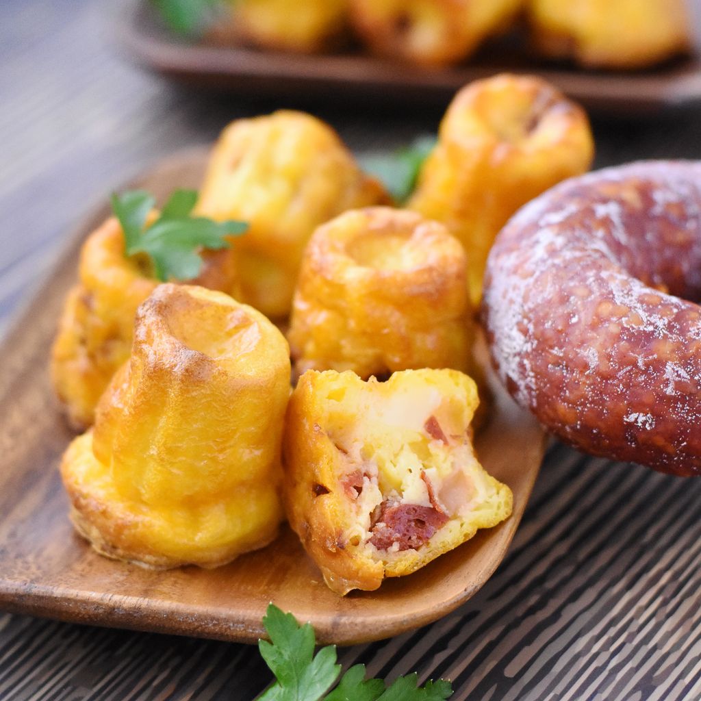 Cannelés chorizo - chèvre : Recette de Cannelés chorizo - chèvre