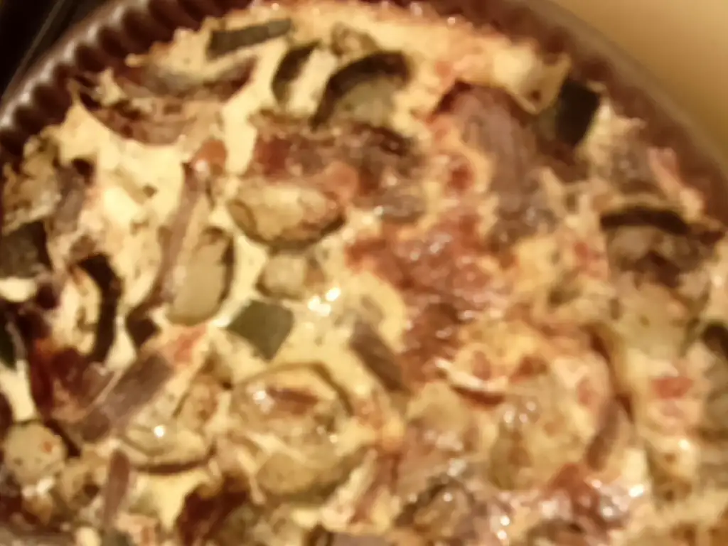 quiche minceur sans pâte