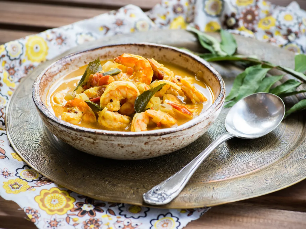 curry thaï aux crevettes