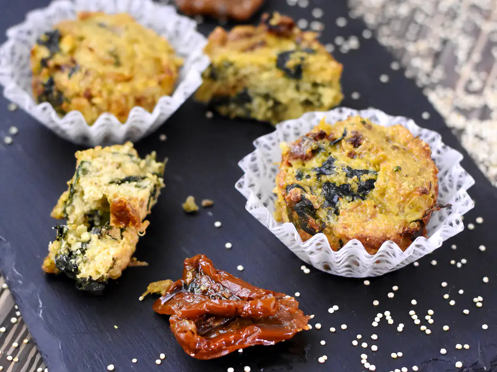 muffin quinoa épinard tomates séchées