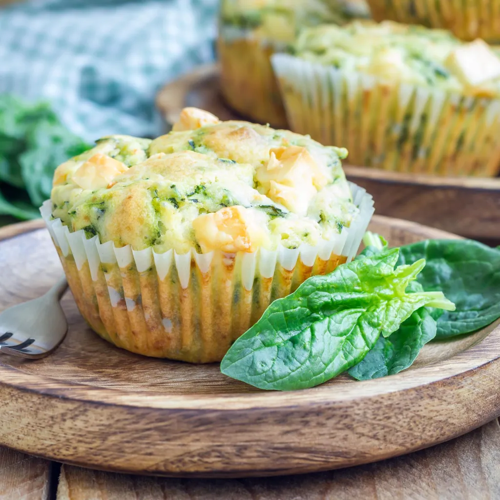 Muffins Epinards Feta Recette De Muffins Epinards Feta