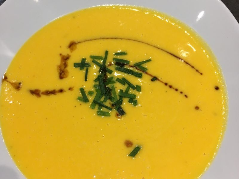 Veloute De Potimarron Pommes De Terre Carottes Recette De