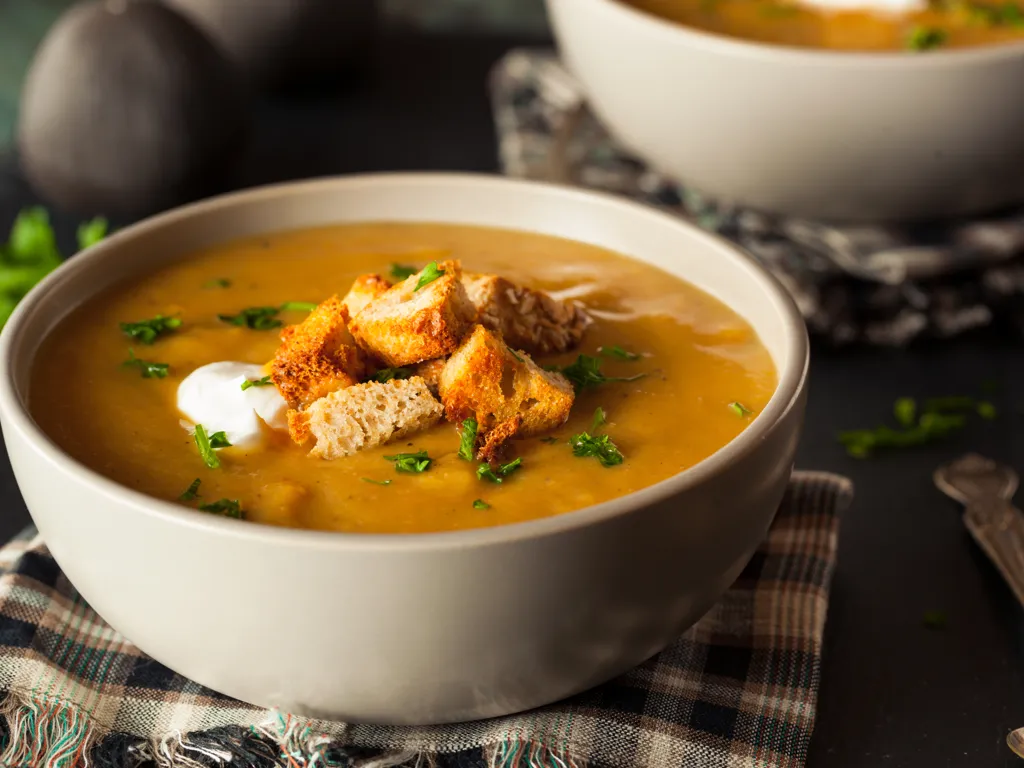 soupe de citrouille à la vendéenne