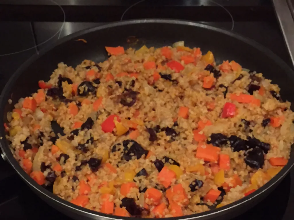 boulgour pilaf aux pruneaux