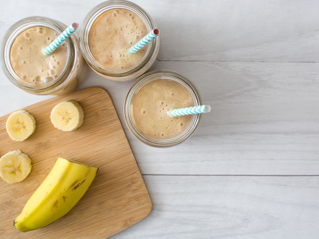 Smoothie banane et lait d
