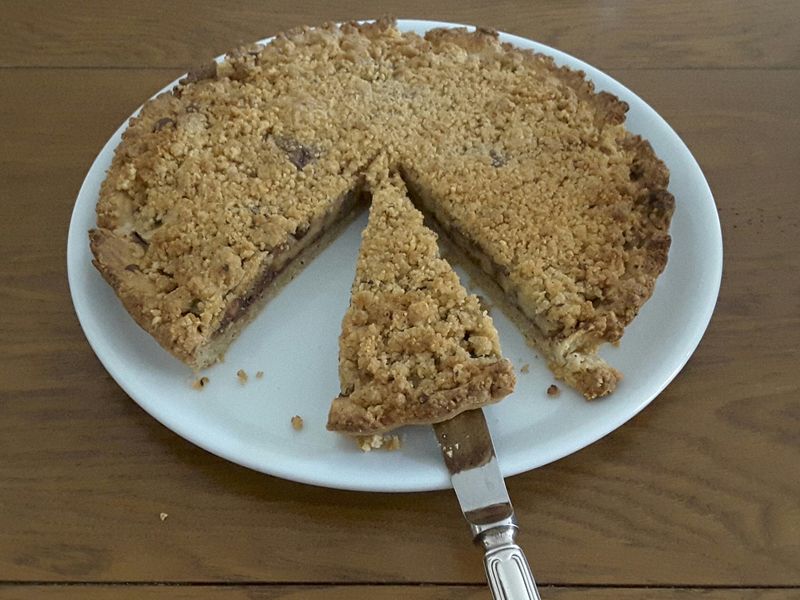 Tarte Crumble Nutella Banane Et Sa Pate Sablee A La Noisette Recette De Tarte Crumble Nutella Banane Et Sa Pate Sablee A La Noisette