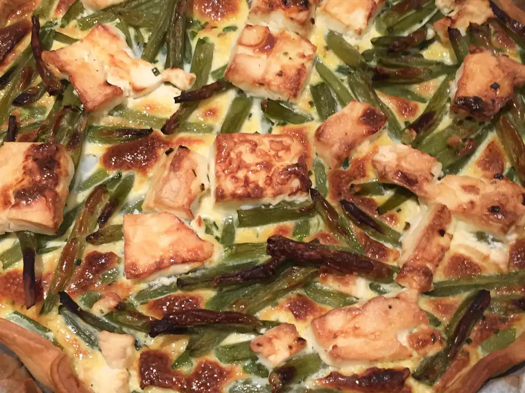 tarte haricots verts-feta