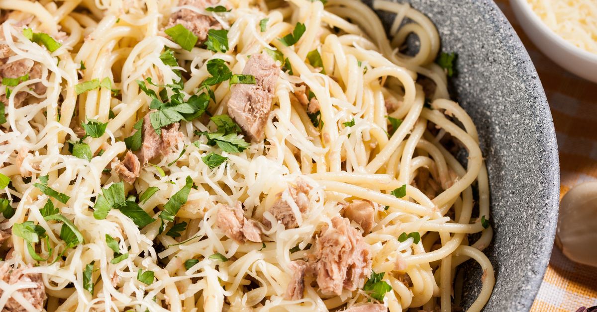 Pâtes au thon et à la crème : recette de Pâtes au thon et à la crème