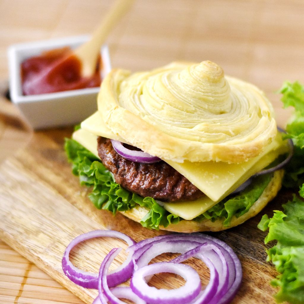 Burger feuilleté : Recette de Burger feuilleté