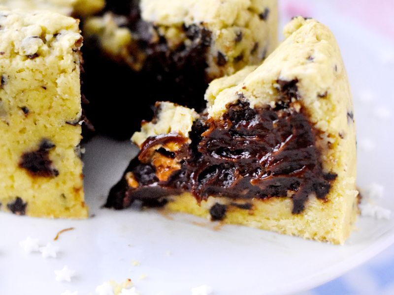 Cookie Avec Un Coeur Fondant Au Chocolat Recette De Cookie Avec Un Coeur Fondant Au Chocolat