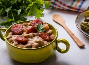 Fricasse De Haricots Rouges Et Saucisse De Toulouse Recette De