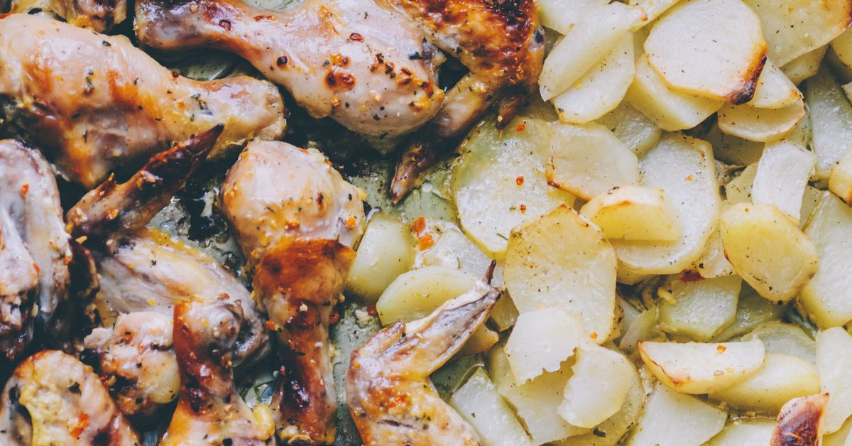 Poulet au vin blanc et oignons : recette de Poulet au vin blanc et oignons