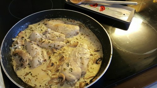 Blancs De Poulet A La Crème Et Aux Champignons : Recette De Blancs De ...