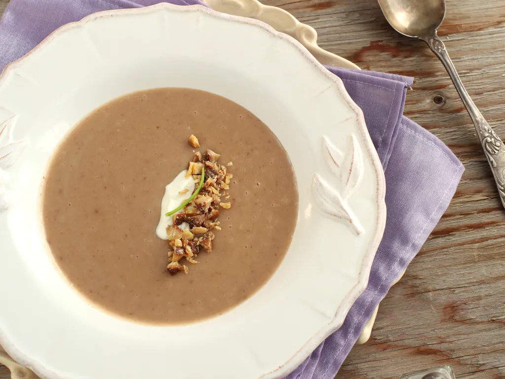soupe rustique aux châtaignes