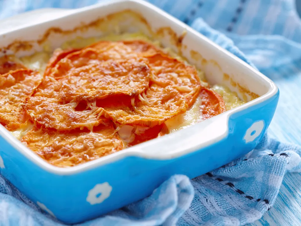 gratin de panais et patate douce
