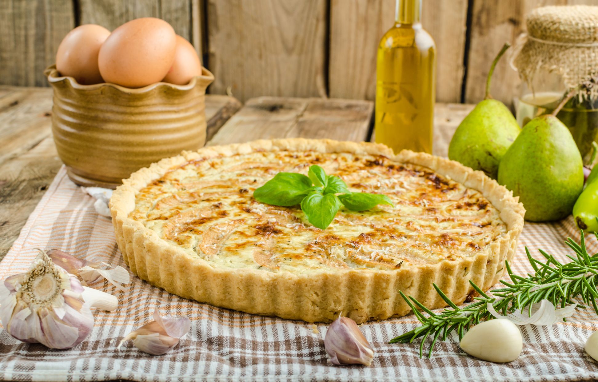 Tarte Poire Roquefort Cyril Lignac