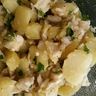 Salade de morue et pommes de terre