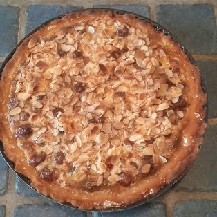 Tarte aux mirabelles et aux amandes : Recette de Tarte aux mirabelles