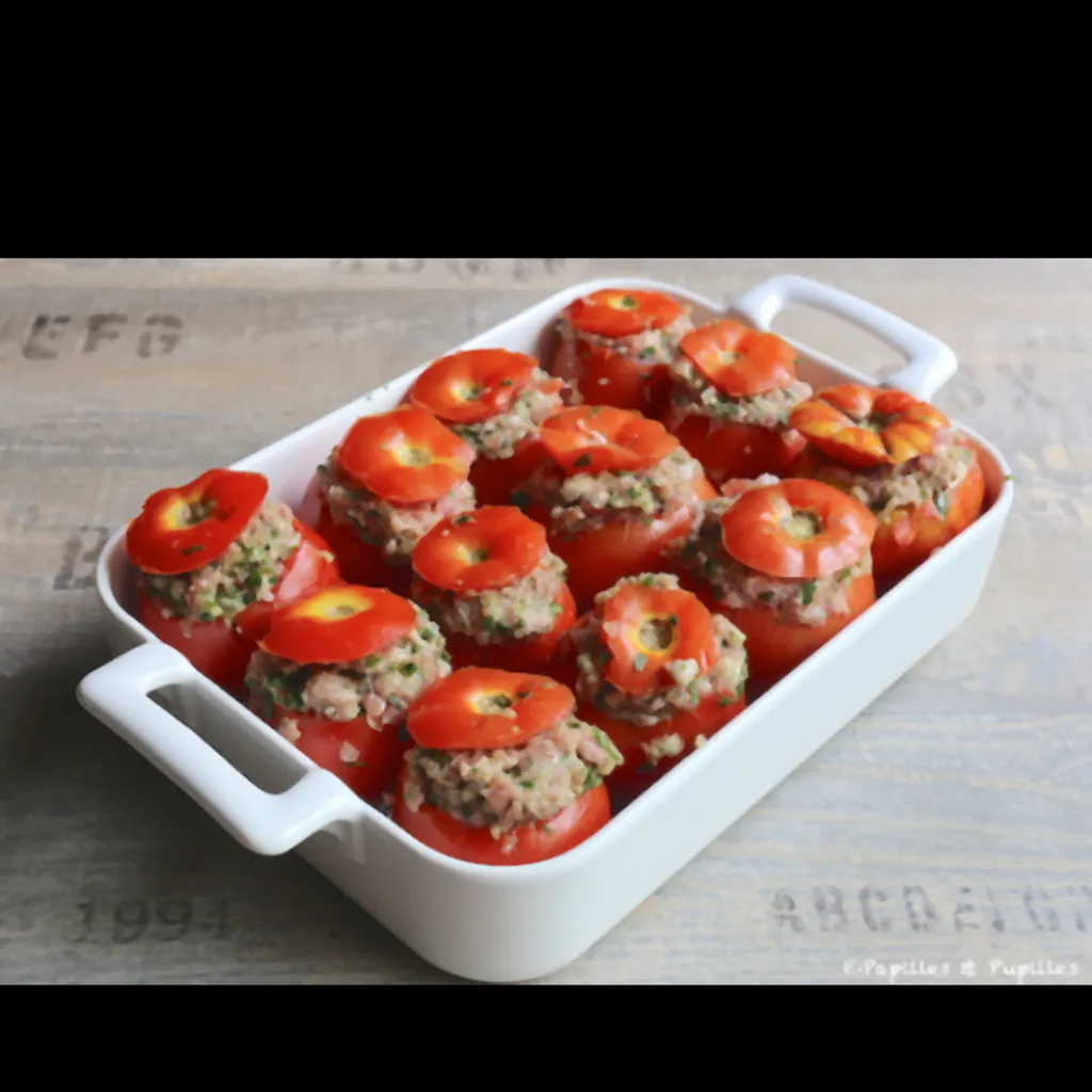 Tomates farcies végétariennes-image
