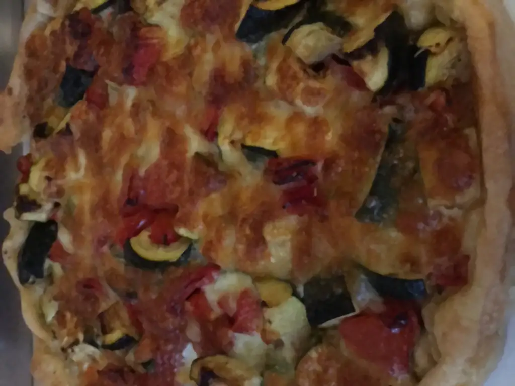 tarte balsamique aux légumes du soleil