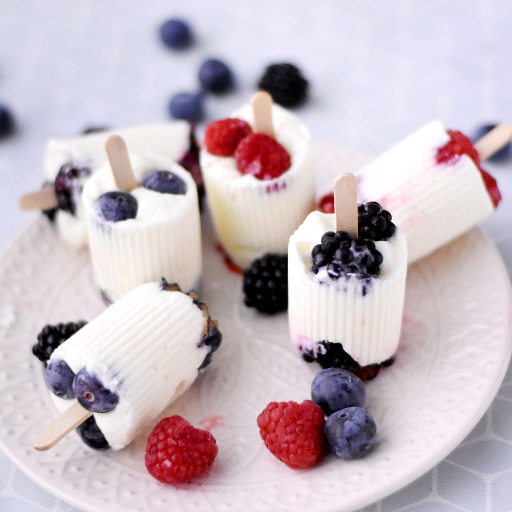 Glace au yaourt et aux fruits : Recette de Glace au yaourt et aux fruits
